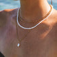 Elegant Baroque Pearl Pendant Necklace - Anisa