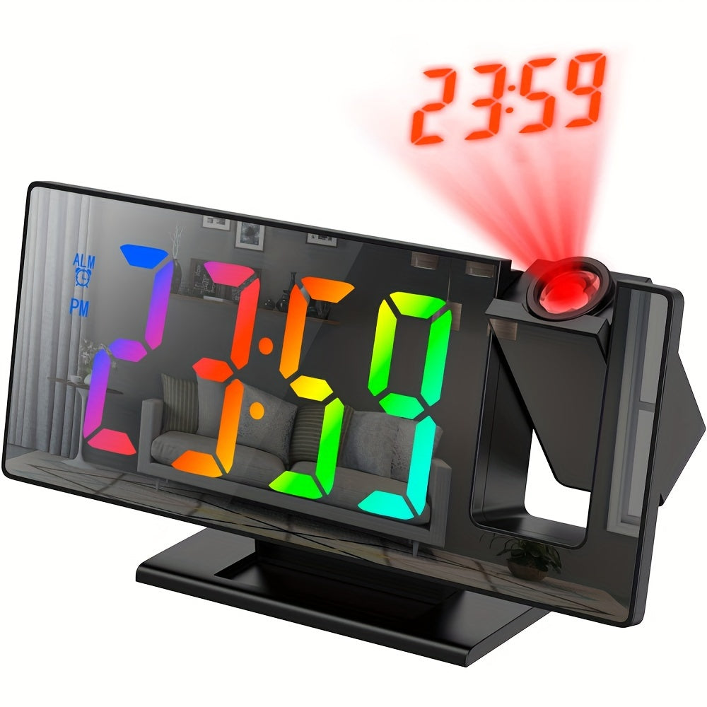 NieNie Alarm - Moderne Spiegelprojectie Wekker met Display