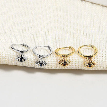 Chique Gouden/Zilveren Oorhangers met Betoverend Boze Oog - Noa Collectie