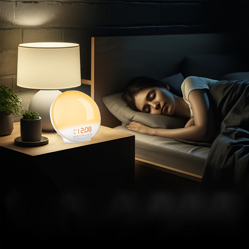 AlarmGlow – Slimme Zonsopgang Wekker met Dubbel Alarm