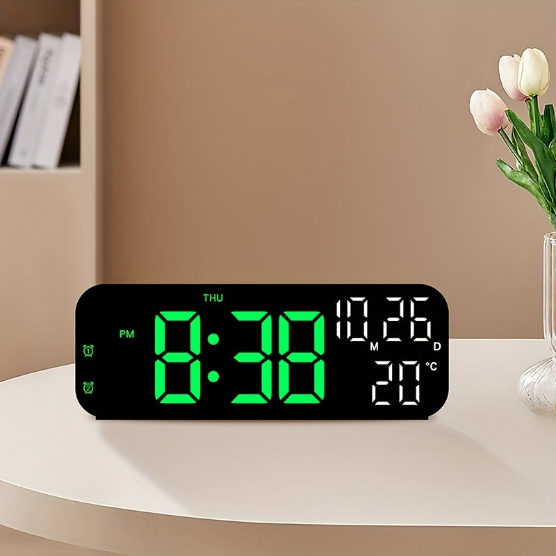 DeskTime - Stijlvolle Digitale USB Klok met Datum
