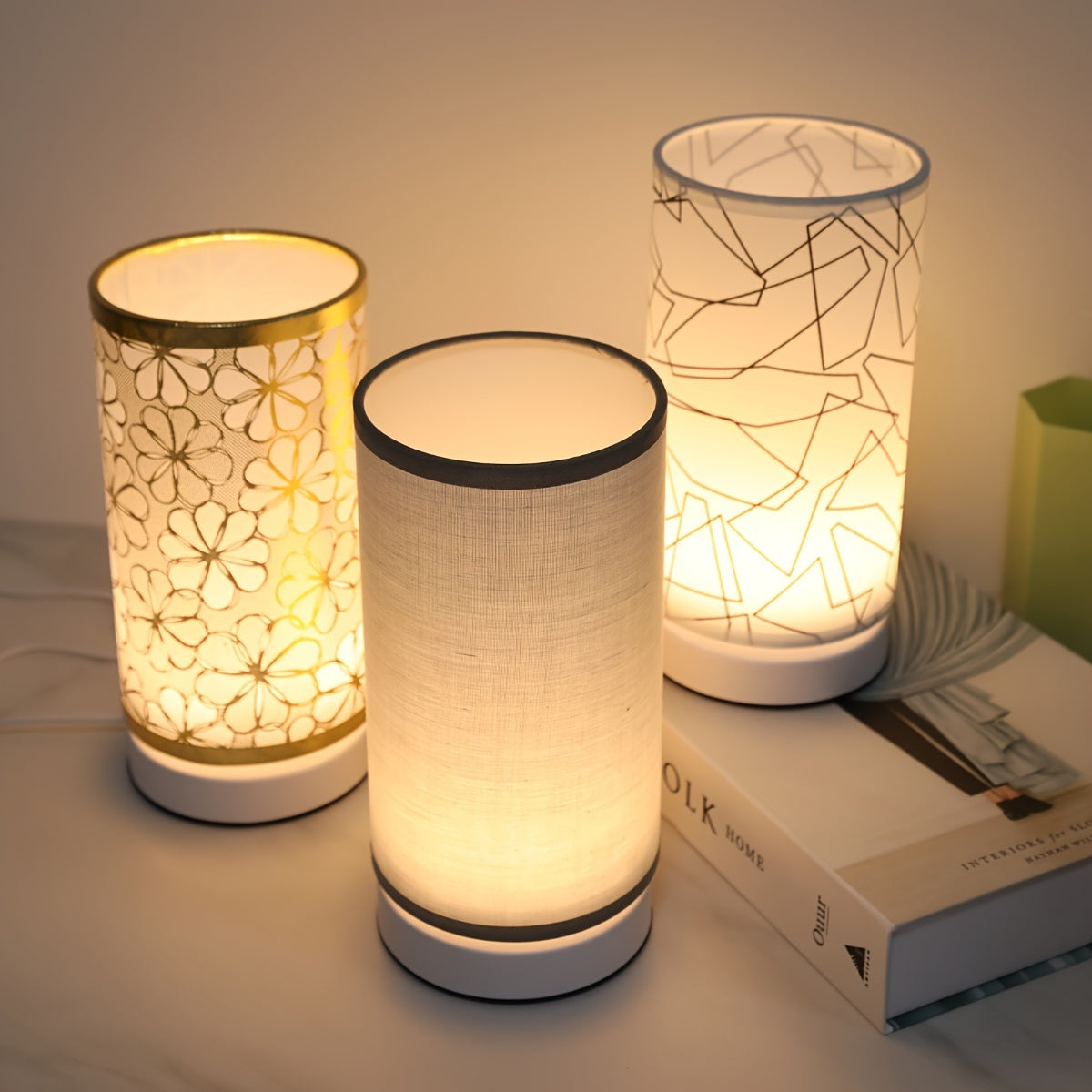 ModernLicht – Verlichte USB Tafellamp in Cilinder