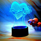 GlowCraft Lamp - 3D LED Illusie met Touch en 7 Kleuren