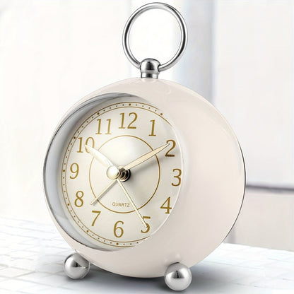 RetroTime Clock - Stijlvolle Geluidloze Wekker met Nachtverlichting