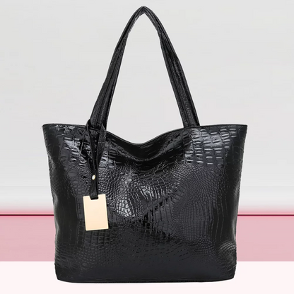 IsabellaBag – Luxe Schoudertas met Krokodillenprint