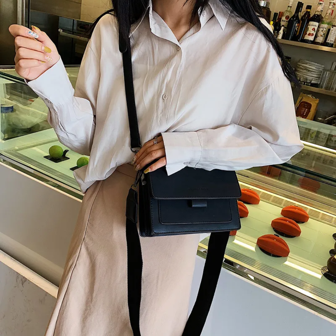 KristelBag - Stijlvolle Crossbody Tas met Flip-Opening