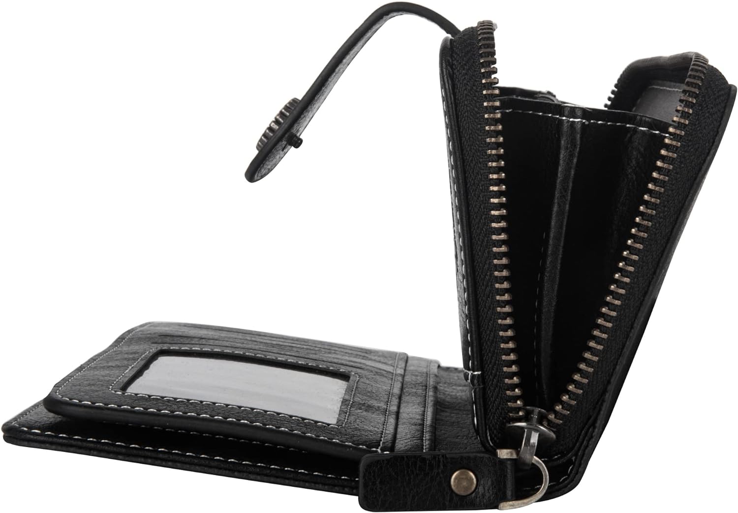 LeatherMax - Stijlvolle Leren Portemonnee met Polsband