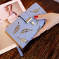 GoldenLeaf – Luxe Leren Portemonnee met Bladeren