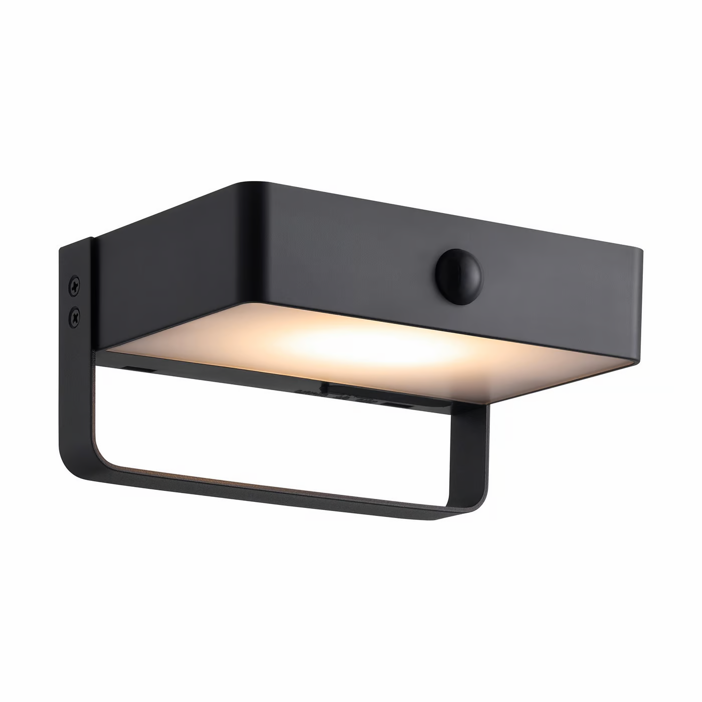 SolarGlow Light - Zwarte Oplaadbare LED Buitenlamp