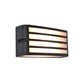 ZebraGlow Outdoor Lamp - Zwarte Rooster E27 Wandverlichting