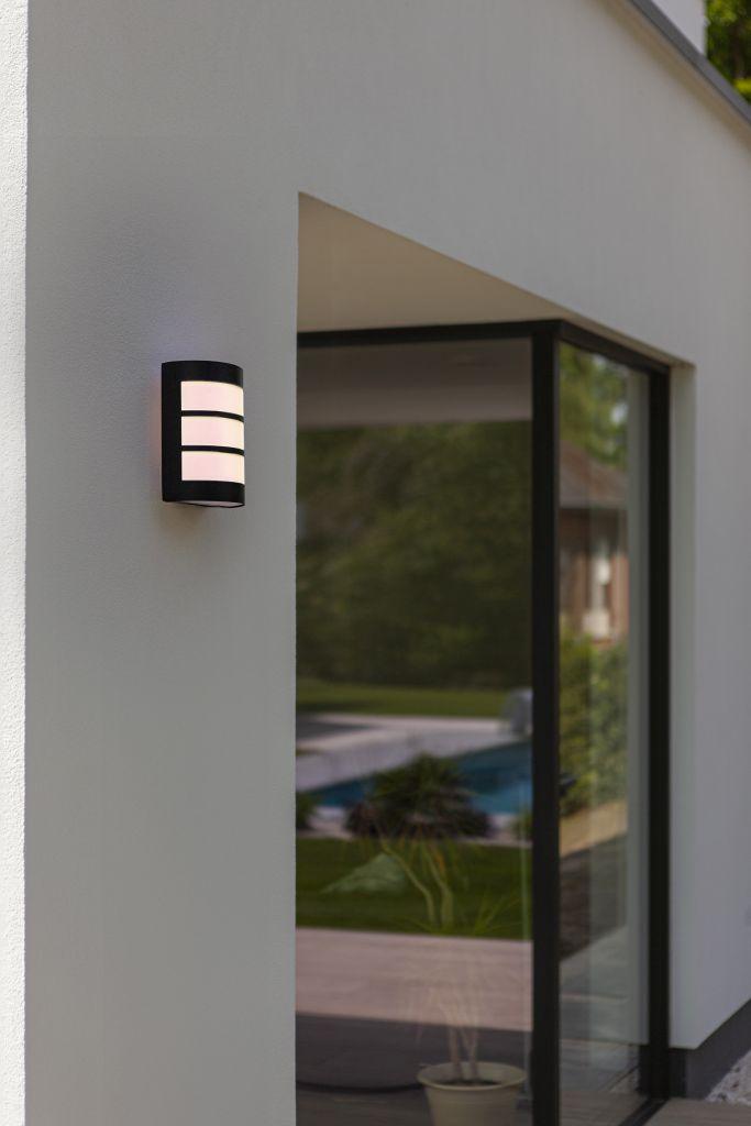 Nila Outdoor Light – Grijze E27 Wandlamp voor de Deur