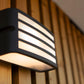 ZebraGlow Outdoor Lamp - Zwarte Rooster E27 Wandverlichting