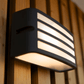 ZebraGlow Outdoor Lamp - Zwarte Rooster E27 Wandverlichting