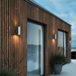 UrbanGlow Light – Strakke Zilveren Up-Down Buitenlamp