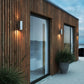 UrbanGlow Light – Strakke Zilveren Up-Down Buitenlamp