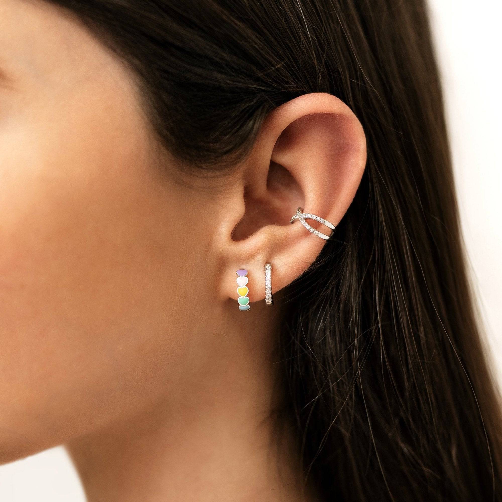 Celestina's Enchanting Rainbow Love Earrings