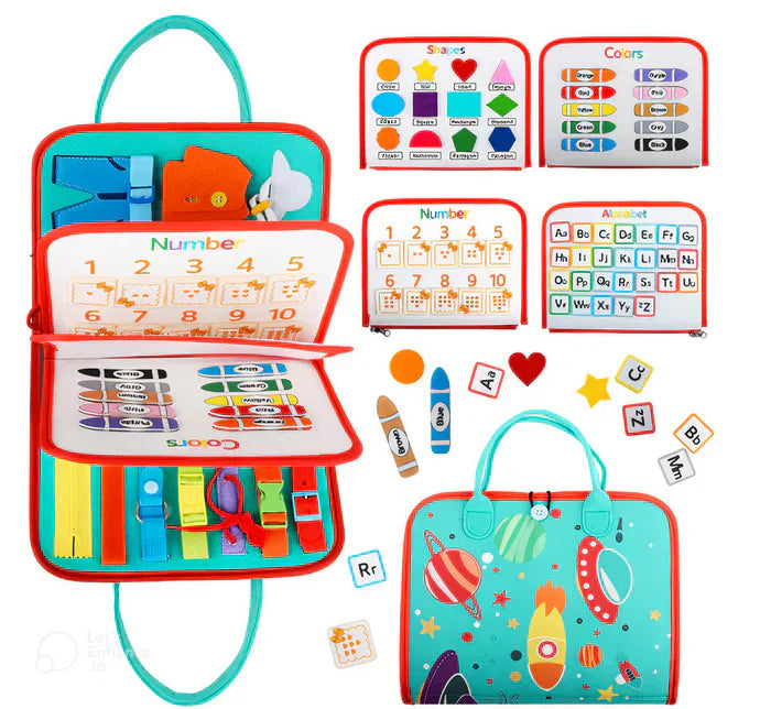 SensePlay - Montessori Peuterboek met Kleuren en Vormen