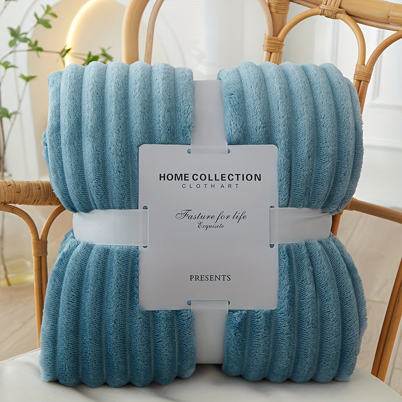 Luxe Flanel Polyester Deken – Ultiem Comfort & Warmte