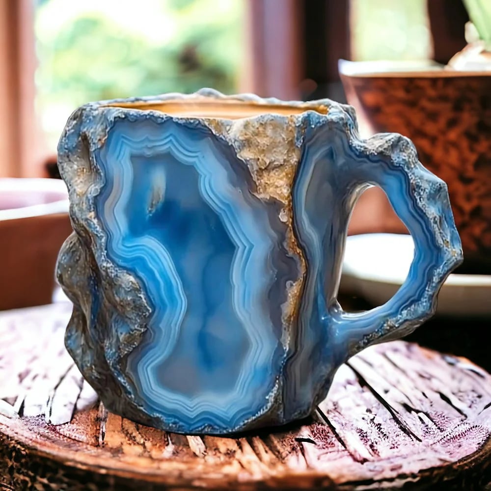 CrystalBrew - Luxe Kristallen Koffiemok voor Thuis