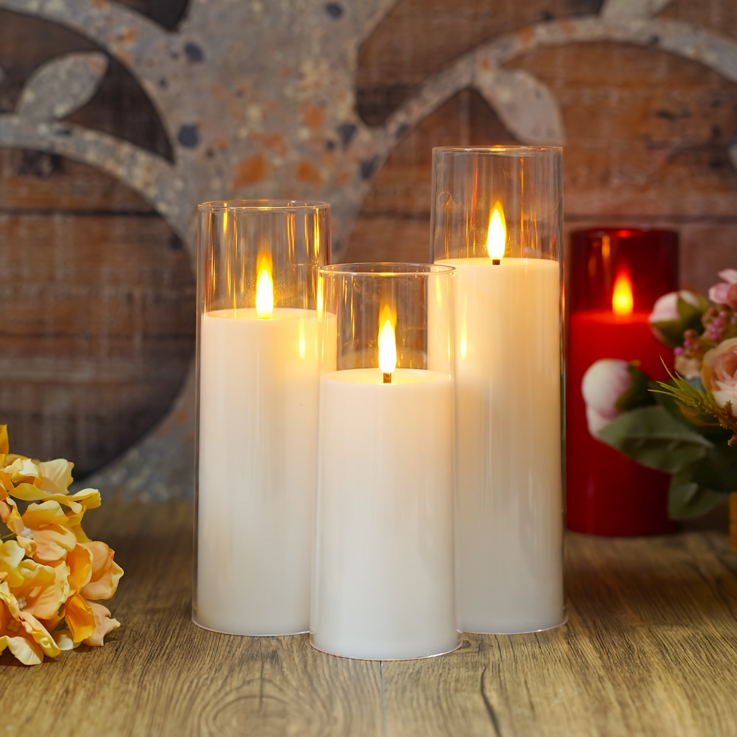 GlowCandle – Set van 5 LED Kaarsen met Afstandsbediening