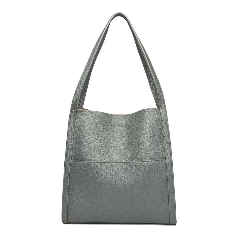 LuxeCarry - Elegante Leren Schoudertas voor Dames