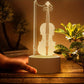MelodyGlow Lamp - 3D Cello LED Tafellamp