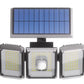 SolarGuard Pro – 5-Arm Zonne-LED Buitenlamp met Sensor