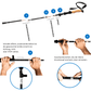 UltraLight Trekking Poles – Lichtgewicht Vouwstokken met Kurken Handgrepen