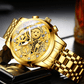 SkeletonWatch - Stijlvol Herenhorloge met Zwart Design