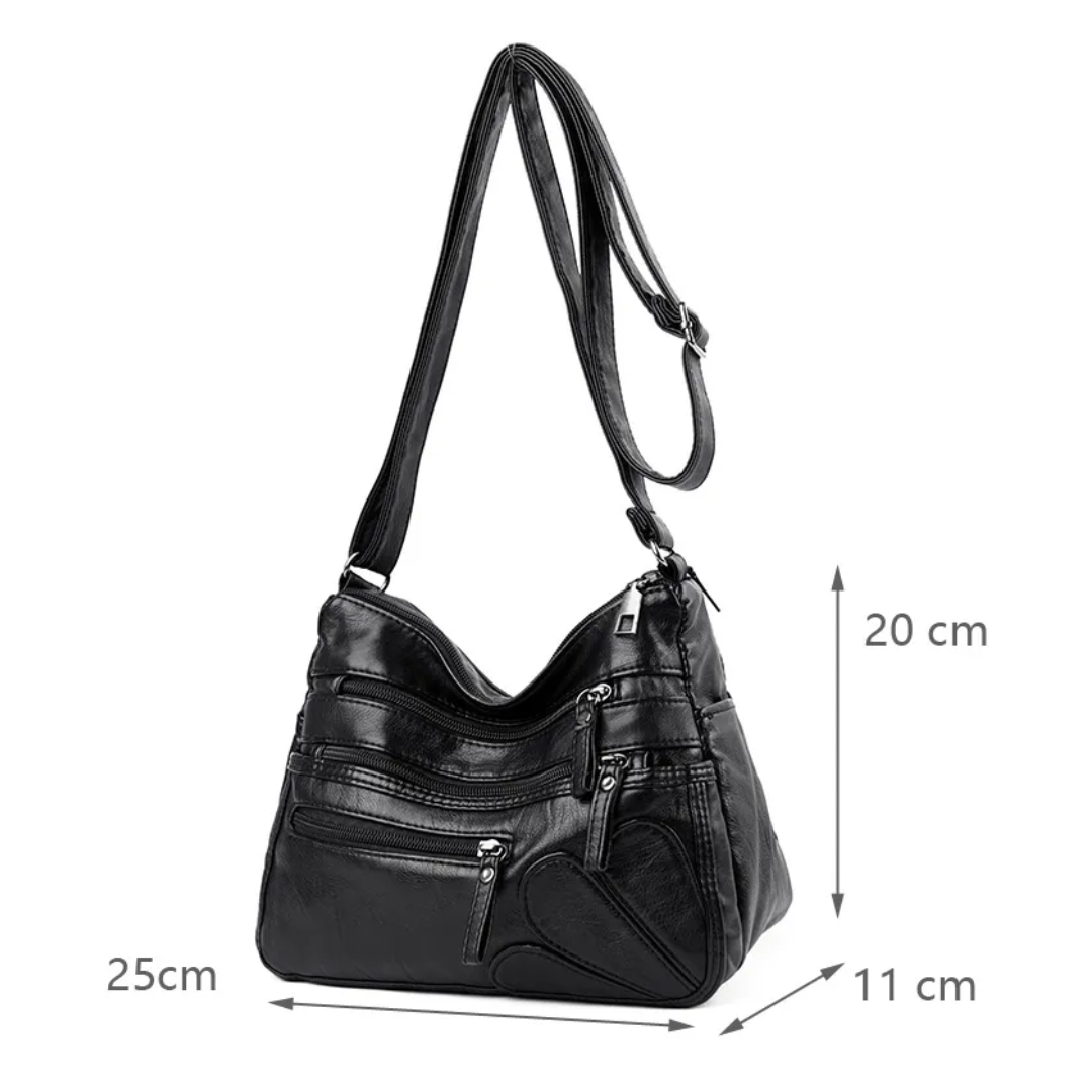 Carly Messenger Bag – Vintage Stijlvolle Schoudertas