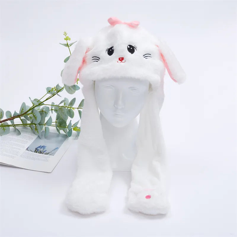 BunnyBounce Hat – Schattige Muts met Beweegbare Oortjes
