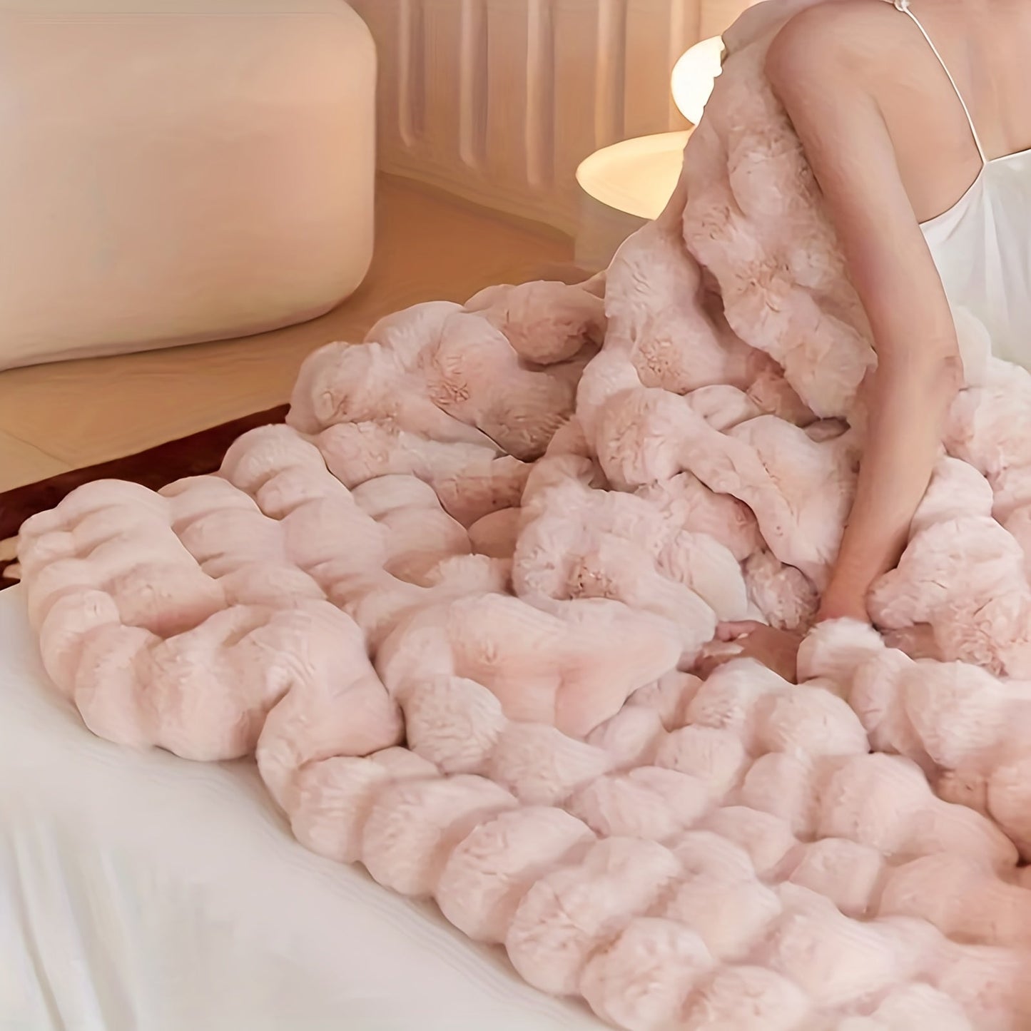 Elegante Rabbit Fleece Deken - Luxe en Duurzaam