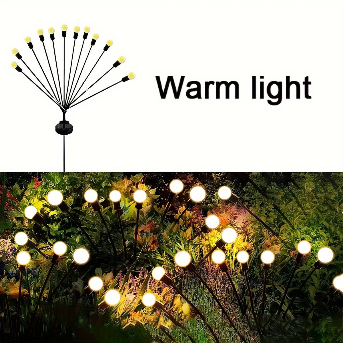 SolarFirefly Lights - Stijlvolle LED Tuindecoratie voor Buiten