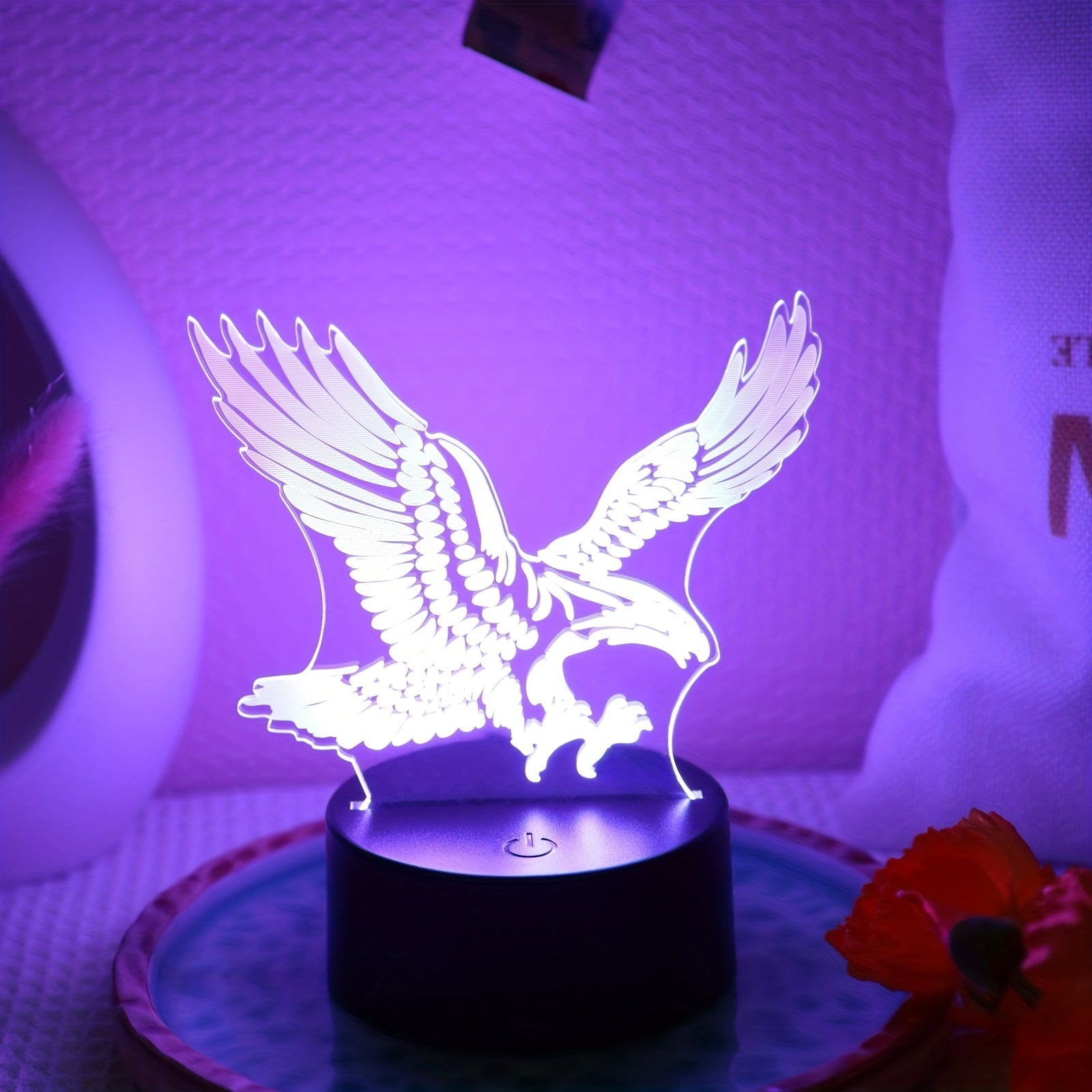 EagleLight – 3D LED Nachtlamp met Kleuren en Touch