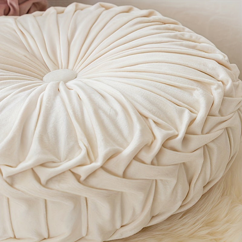 VelvetPumpkin Cushion - Luxe Pluche Kussen voor Comfort