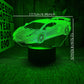 AutoLamp – 3D Sportauto Nachtverlichting met USB