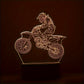 MotoLamp - 3D LED Nachtlamp Motocross Thema