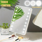 GlowPerfect - Draagbare Make-up Spiegel met 16 LED's