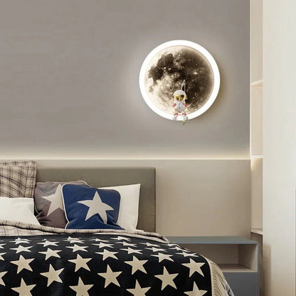 Spacelume - Maan LED Wandlamp