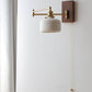 ChicGlow - Elegante Wandlamp van Hout en Keramiek
