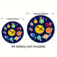 CosmicTime Clock – Rustieke Zonnestelsel Wandklok