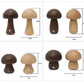 GlowShroom - Sfeervolle Houten LED Nachtlamp