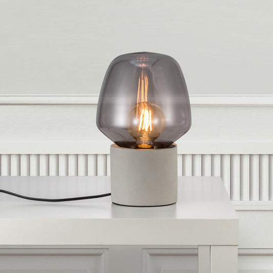 Elegante CementGlo Petite Tafellamp - voor een Luxe Interieur