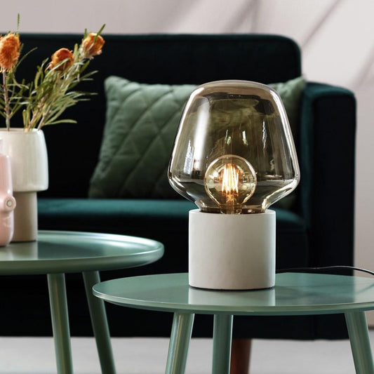 Elegante CementGlo Petite Tafellamp - voor een Luxe Interieur