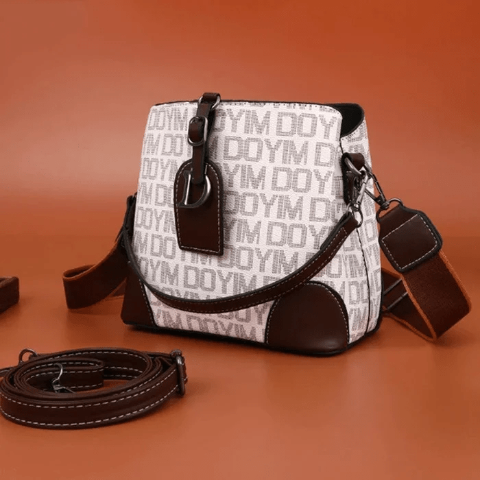 LuxeCarry - Elegante Leren Schoudertas met Veel Ruimte