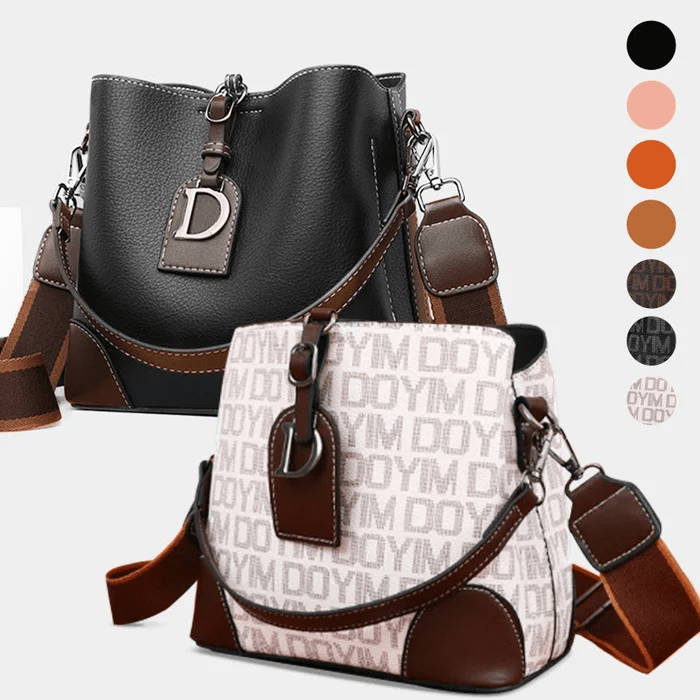 LuxeCarry - Elegante Leren Schoudertas met Veel Ruimte