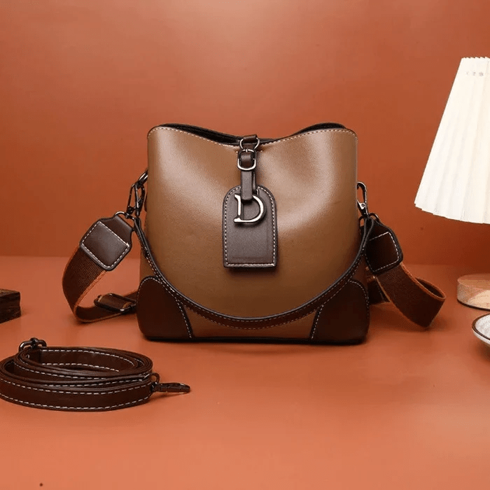 LuxeCarry - Elegante Leren Schoudertas met Veel Ruimte