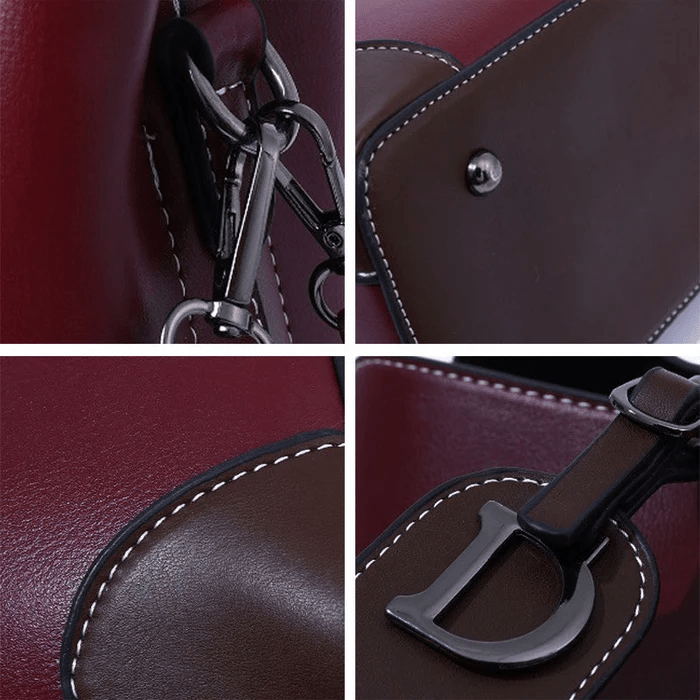 LuxeCarry - Elegante Leren Schoudertas met Veel Ruimte
