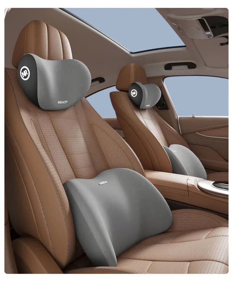 DriveEase - Luxe Kussenset voor Optimaal Reiscomfort