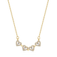 Lucky Charm Necklace - Elegante Hartvormige Ketting in Goud